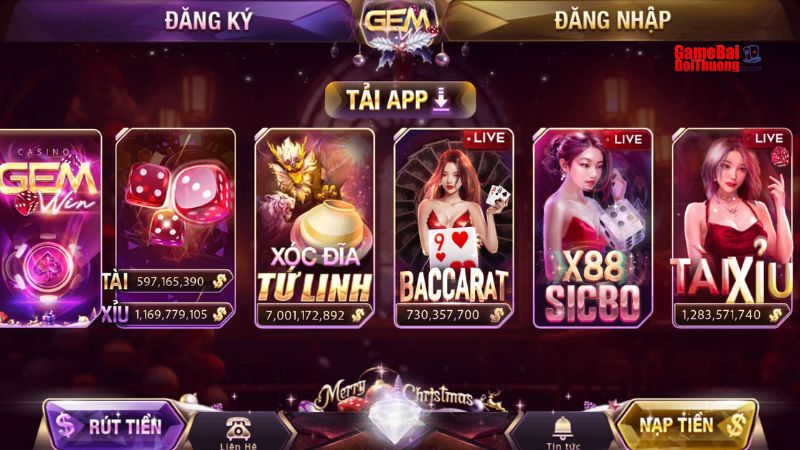 Kho game đặc sắc tại Gemwin