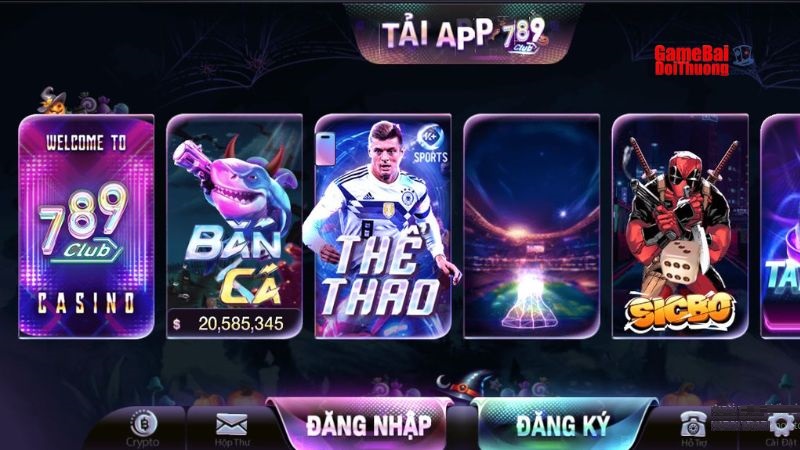 Thư viện trò chơi 789Club đa dạng thể loại hấp dẫn