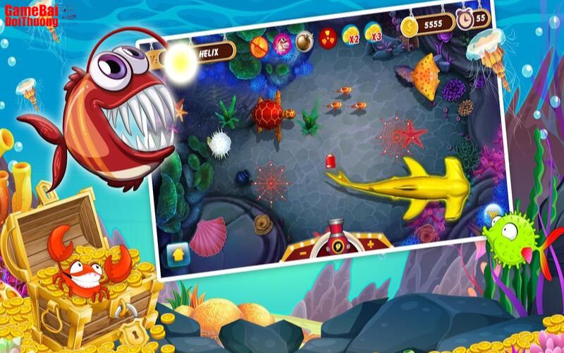 Thành viên có nhiệm vụ bắn gục các loài sinh vật xuất hiện trong màn hình để nhận thưởng Thành viên có nhiệm vụ bắn gục các loài sinh vật xuất hiện trong màn hình để nhận thưởng